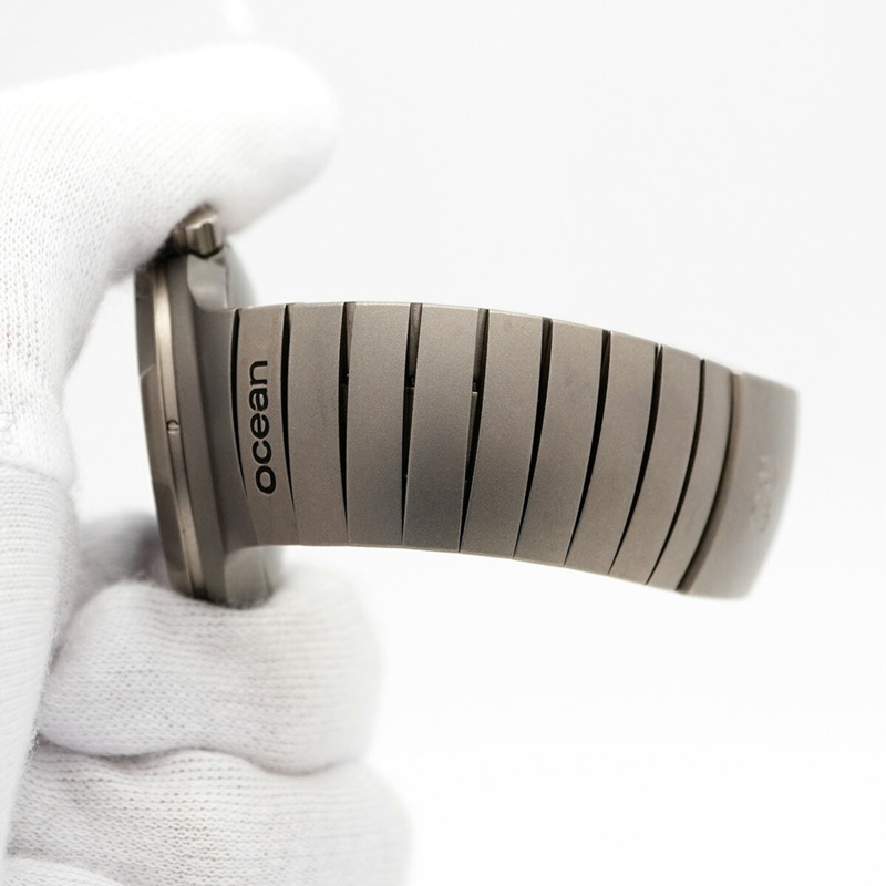 IWC萬國錶沙夫豪森海洋2000系列3504 11101黑色錶盤男士腕錶-6