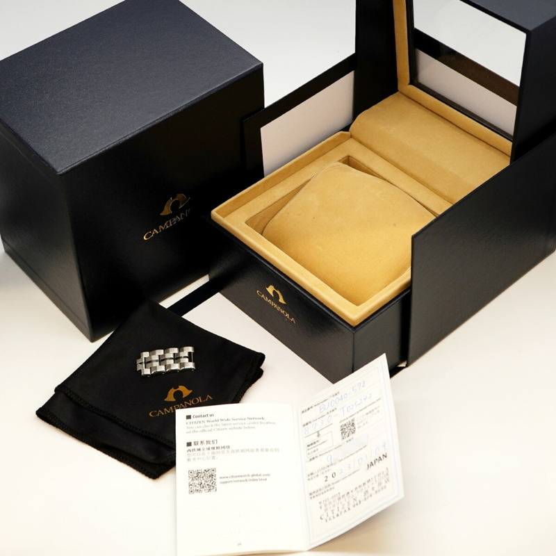 西鐵城 Campanola 8730-T025242 銀色錶盤男士腕錶-1