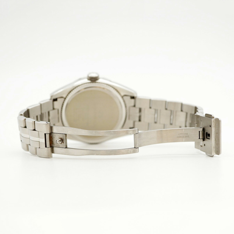 西鐵城 Campanola 8730-T025242 銀色錶盤男士腕錶-4