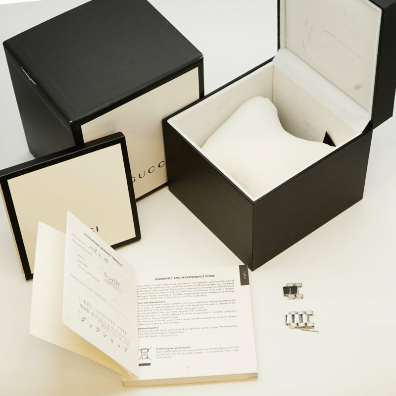 Gucci G-Timeless YA126595 銀色錶盤小姐腕錶-1