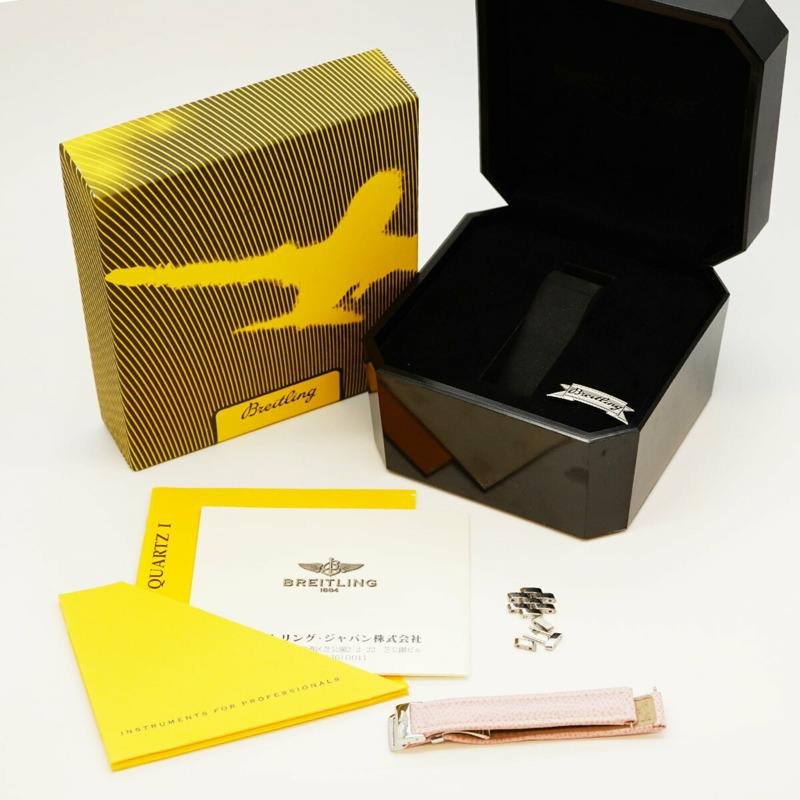 百年靈 Calistino B52345 粉紅錶盤小姐腕錶-1