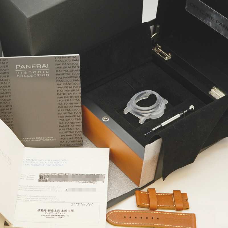 沛納海 Luminor PAM00372 黑色錶盤男士腕錶-1