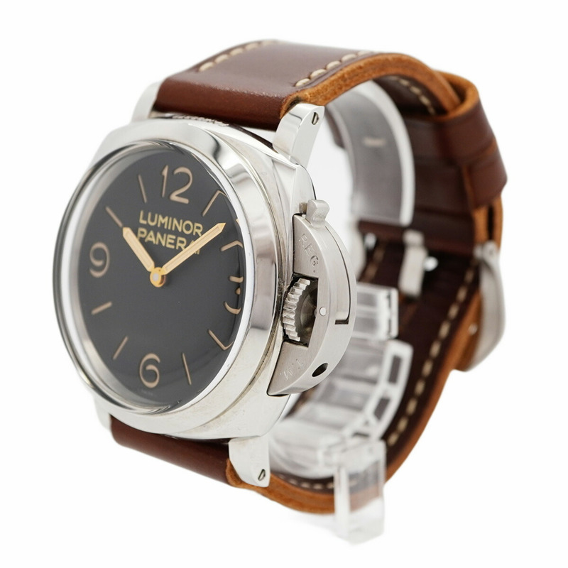 沛納海 Luminor PAM00372 黑色錶盤男士腕錶-2