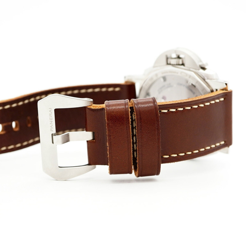 沛納海 Luminor PAM00372 黑色錶盤男士腕錶-4