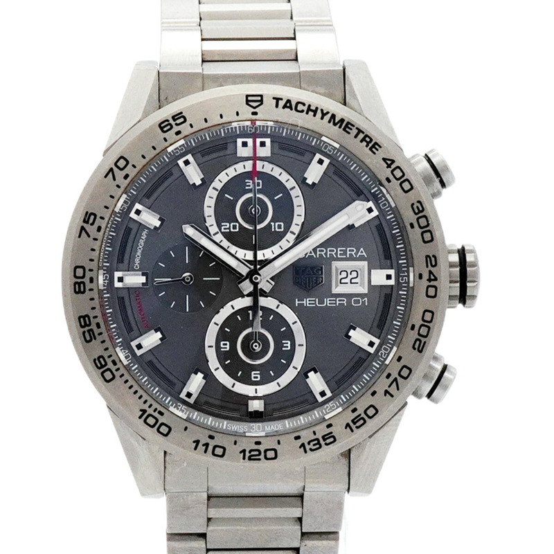 TAG Heuer Carrera CAR208Z-0 男士腕錶,灰色錶盤-0