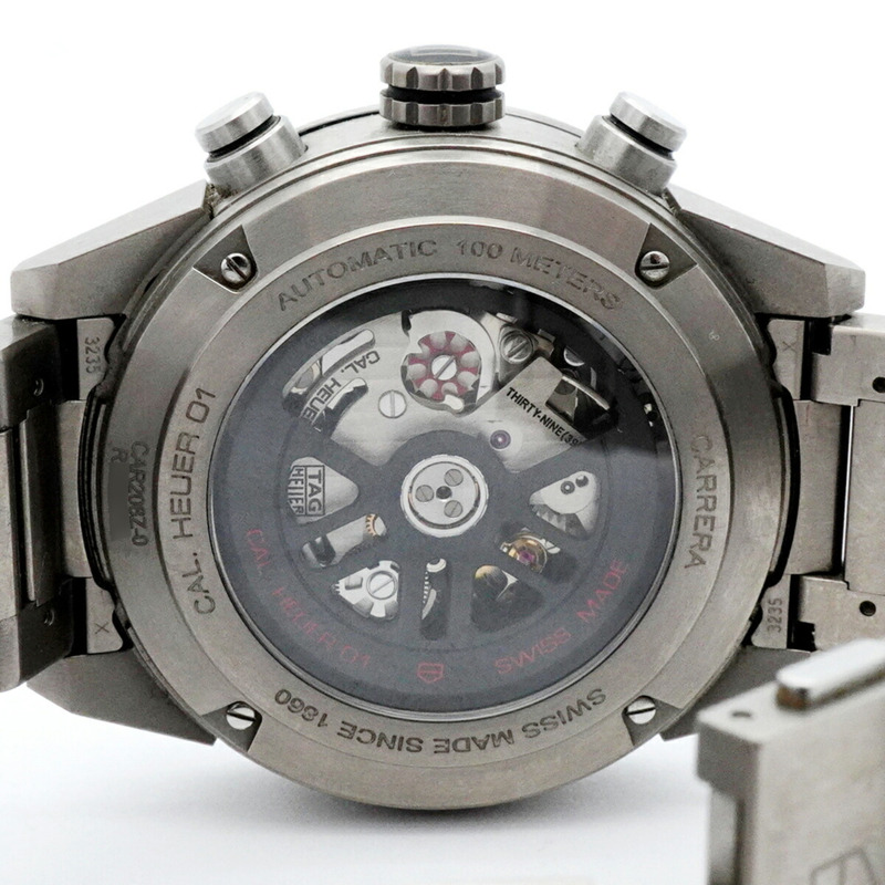 TAG Heuer Carrera CAR208Z-0 男士腕錶,灰色錶盤-5