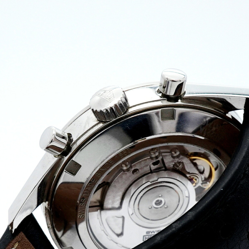 TAG Heuer 豪雅卡萊拉系列 CAR221A 銀色錶盤男士腕錶-9