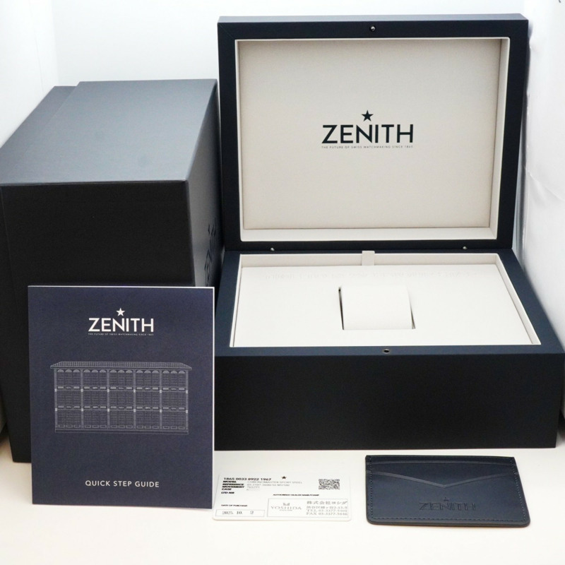 真力時 Chronomaster 03.3107.3600 56.M3100 綠色錶盤男士腕錶-1