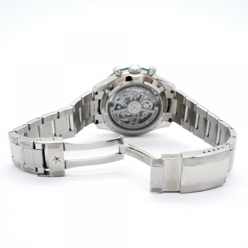 真力時 Chronomaster 03.3107.3600 56.M3100 綠色錶盤男士腕錶-4