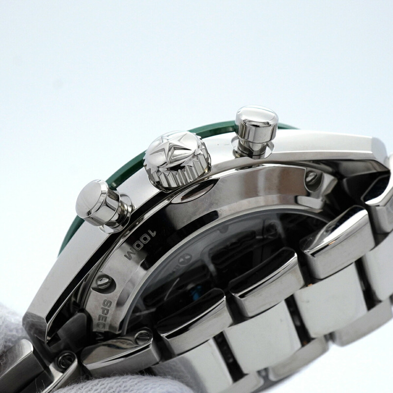 真力時 Chronomaster 03.3107.3600 56.M3100 綠色錶盤男士腕錶-10