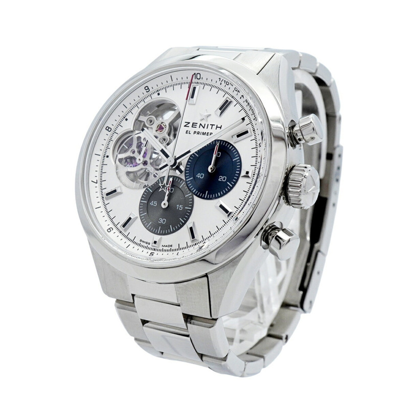 真力時 Chronomaster 03.3300.3604 69.M3300 白色錶盤男士腕錶-2