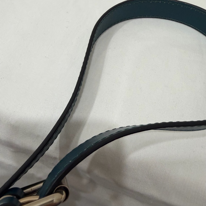 Burberry 經典格紋帆布拼皮革 子母小水桶包-51