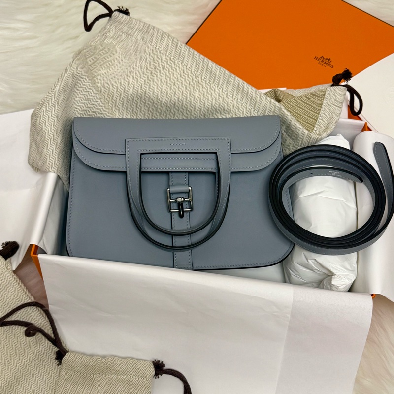 全新 Full Set Hermes Mini Halzan 風衣灰 英國單-0