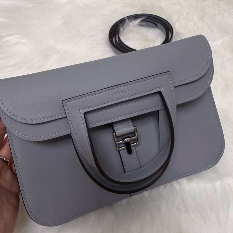 全新 Full Set Hermes Mini Halzan 風衣灰 英國單-3