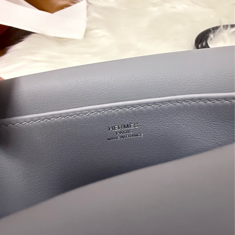 全新 Full Set Hermes Mini Halzan 風衣灰 英國單-7
