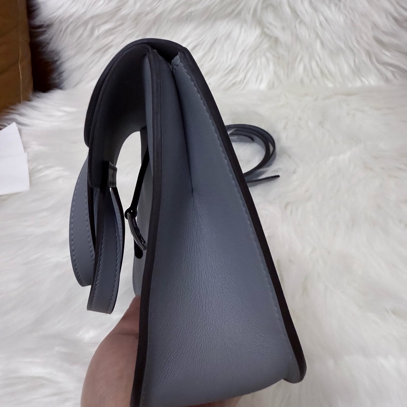 全新 Full Set Hermes Mini Halzan 風衣灰 英國單-11