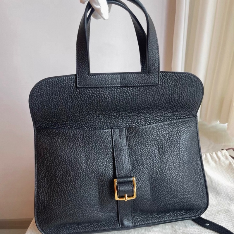 有購証🩷 愛馬仕Hermes Halzan31黑金 C刻，很新，有塵袋-1