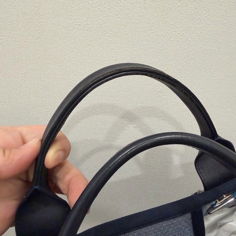 Chanel 香奈兒 手提肩背 沙灘包 藍-7