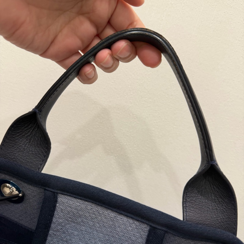 Chanel 香奈兒 手提肩背 沙灘包 藍-37