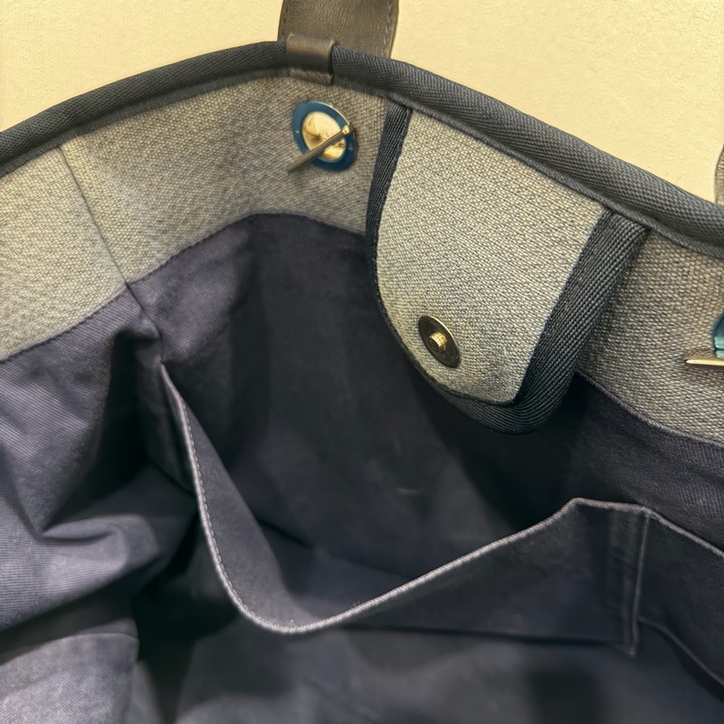 Chanel 香奈兒 手提肩背 沙灘包 藍-43