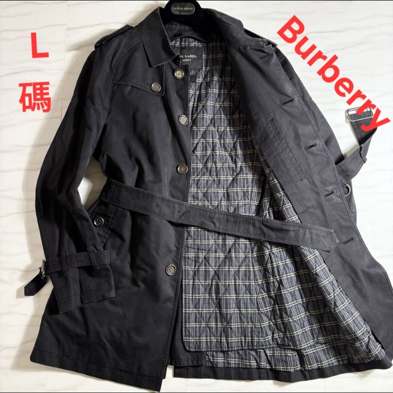 L碼/日本二手/Burberry 男神風衣-0
