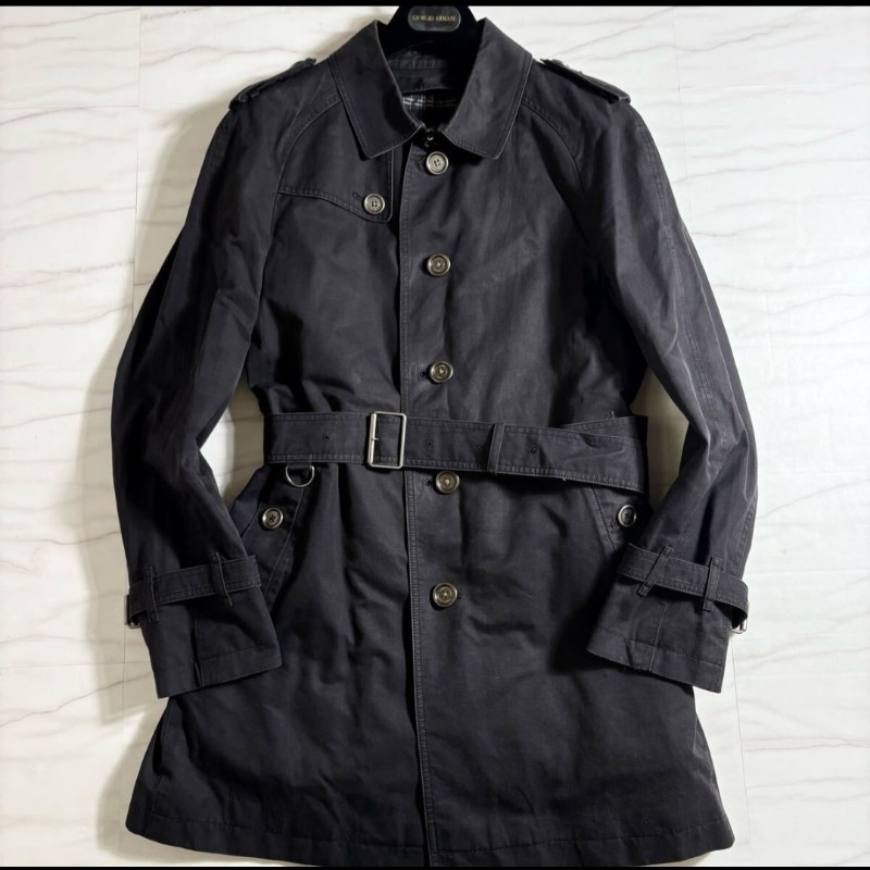 L碼/日本二手/Burberry 男神風衣-1