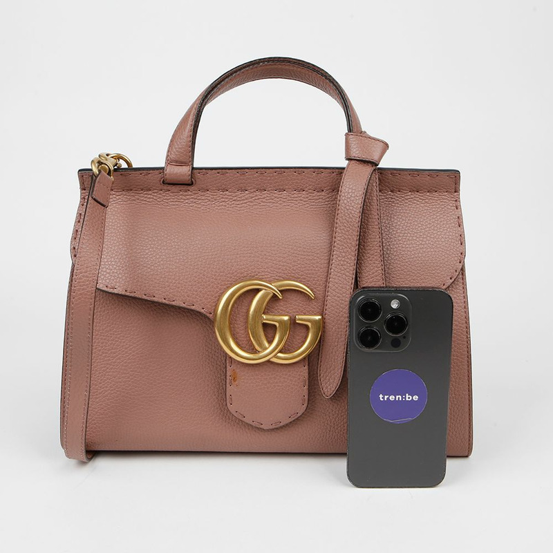 GUCCI 421890 GG Marmont 小號手提單肩包-10