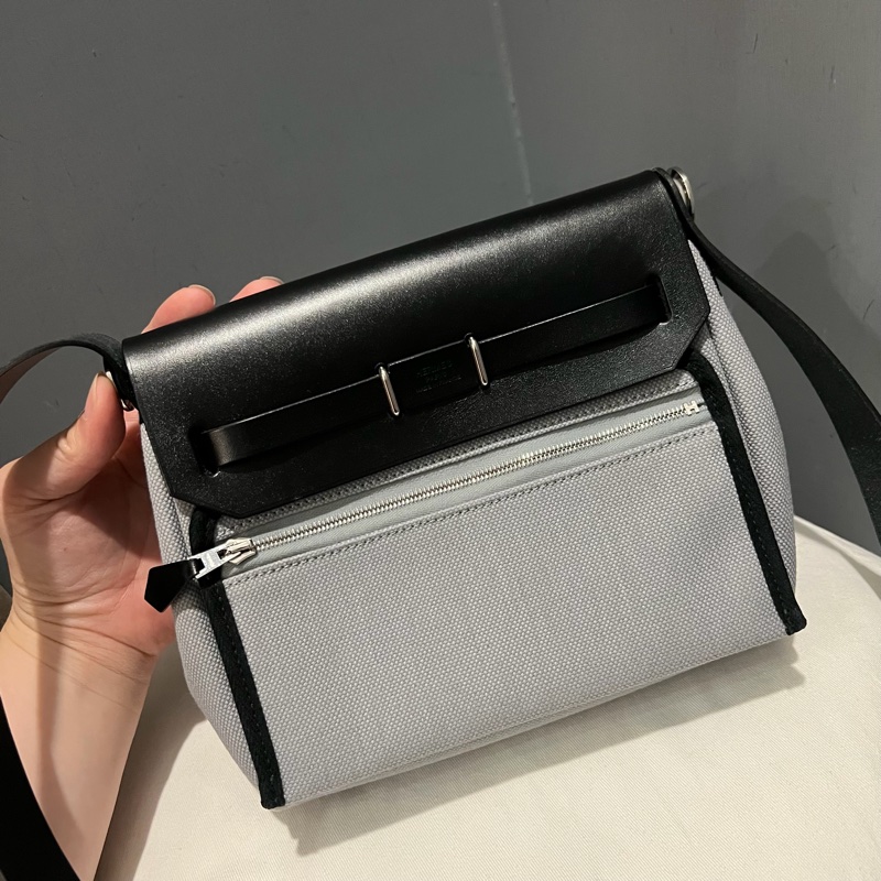Hermes 愛馬仕 mini herbag 木偶灰-1