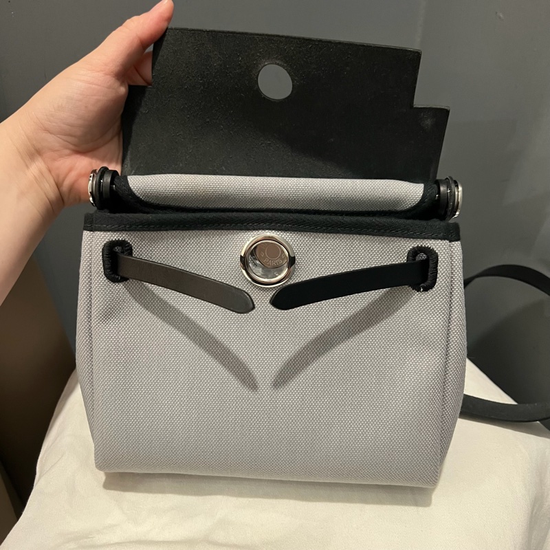 Hermes 愛馬仕 mini herbag 木偶灰-2