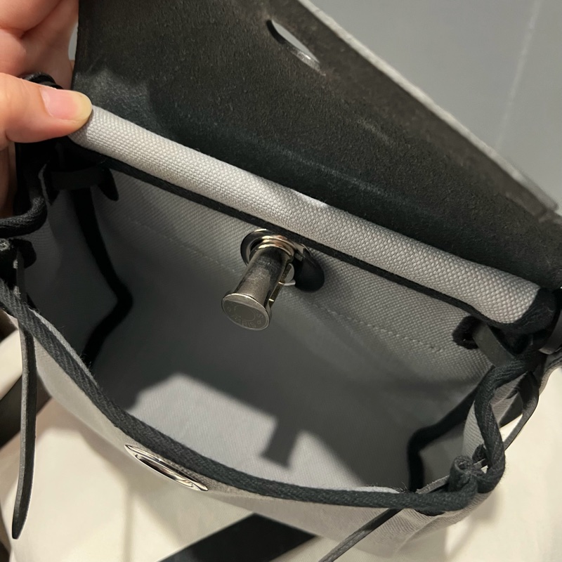 Hermes 愛馬仕 mini herbag 木偶灰-6