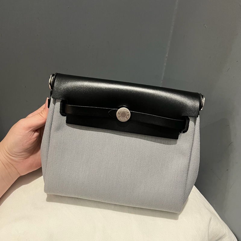 Hermes 愛馬仕 mini herbag 木偶灰-10