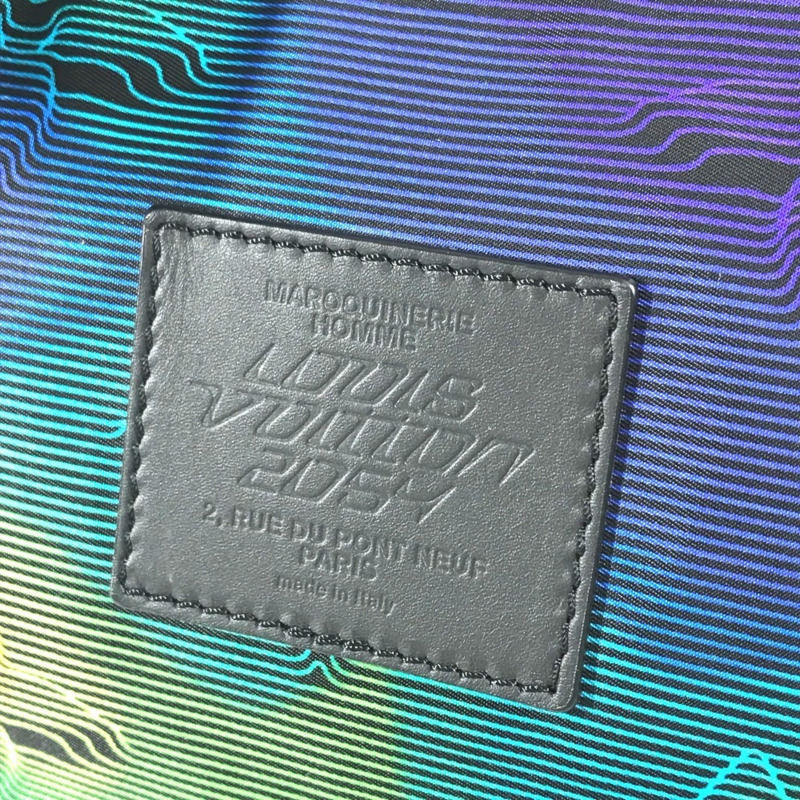 路易威登 M44939 Monogram Keepall Bandouliere 雙面旅行包 50 公升 2WAY 肩背旅行包 波士頓包 皮革尼龍 男女款 灰色-8