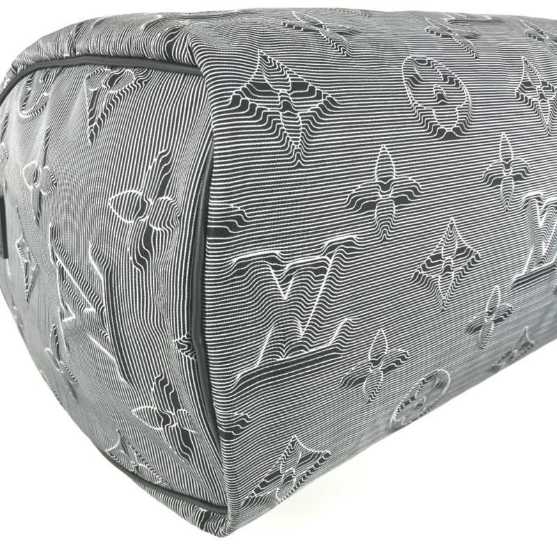 路易威登 M44939 Monogram Keepall Bandouliere 雙面旅行包 50 公升 2WAY 肩背旅行包 波士頓包 皮革尼龍 男女款 灰色-15