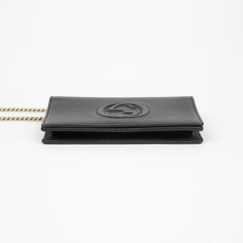 GUCCI 互扣式 Soho 鏈條單肩斜背包 598211-4