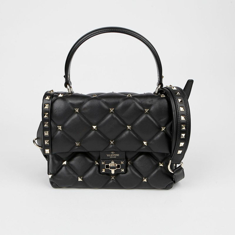 VALENTINO 2B0B55 糖果鉚釘中型手提單肩包-1