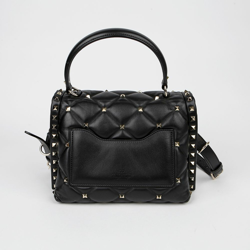 VALENTINO 2B0B55 糖果鉚釘中型手提單肩包-4