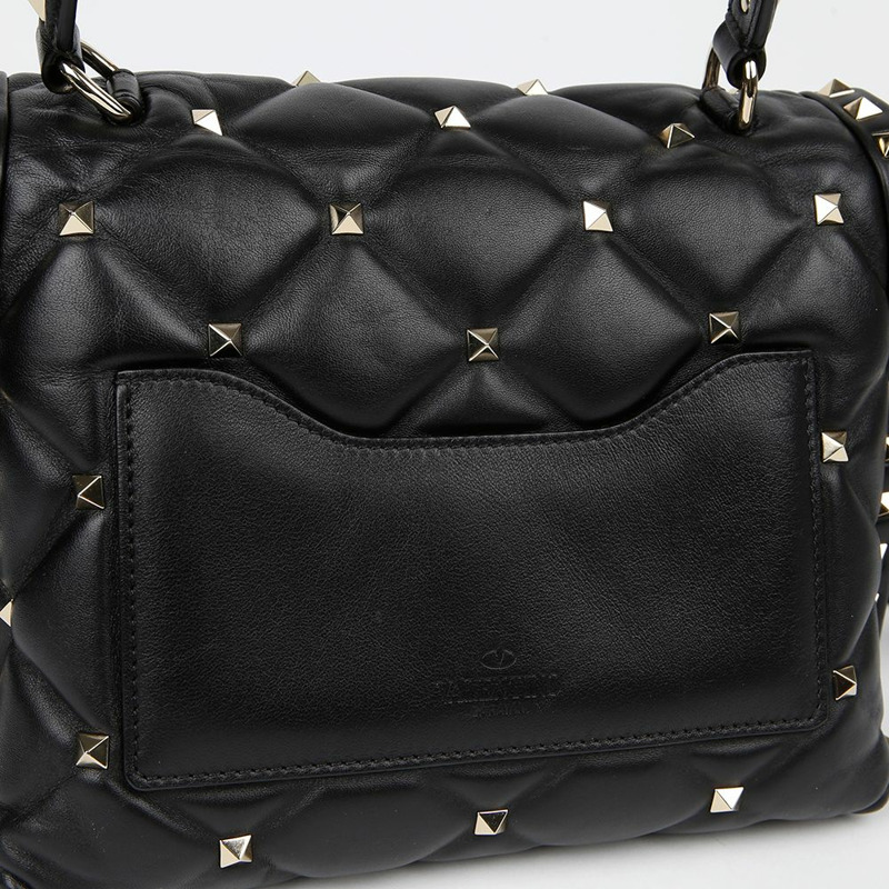 VALENTINO 2B0B55 糖果鉚釘中型手提單肩包-5