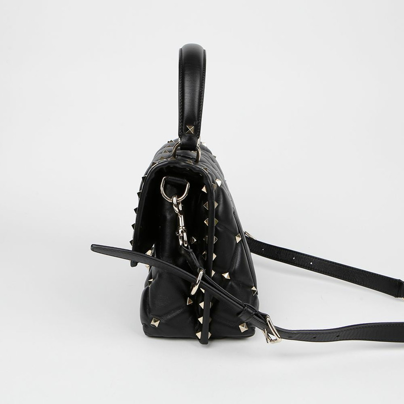 VALENTINO 2B0B55 糖果鉚釘中型手提單肩包-6