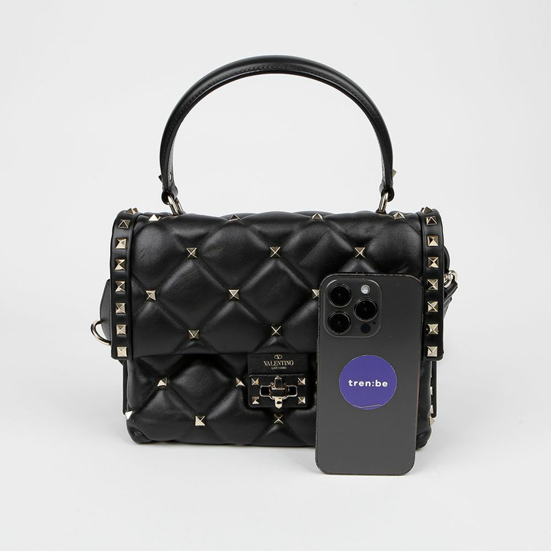 VALENTINO 2B0B55 糖果鉚釘中型手提單肩包-12