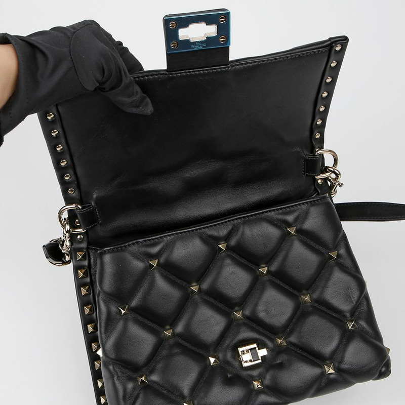 VALENTINO 2B0B55 糖果鉚釘中型手提單肩包-13