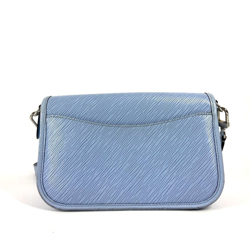 路易威登 M59461 Epi Bussi NM 包 斜背翻蓋手拿包 單肩皮革 女士 藍色-1