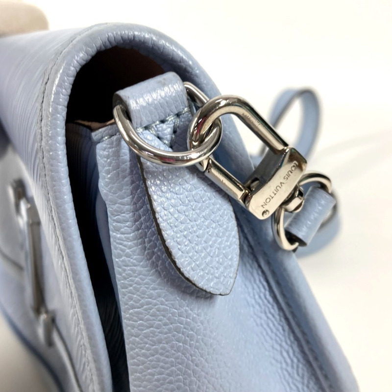 路易威登 M59461 Epi Bussi NM 包 斜背翻蓋手拿包 單肩皮革 女士 藍色-9