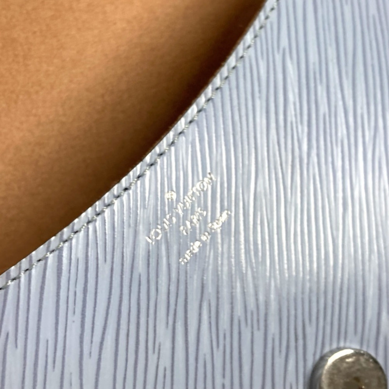 路易威登 M59461 Epi Bussi NM 包 斜背翻蓋手拿包 單肩皮革 女士 藍色-15