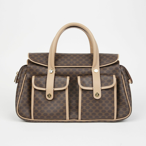 CELINE Macadam 雙口袋手提包