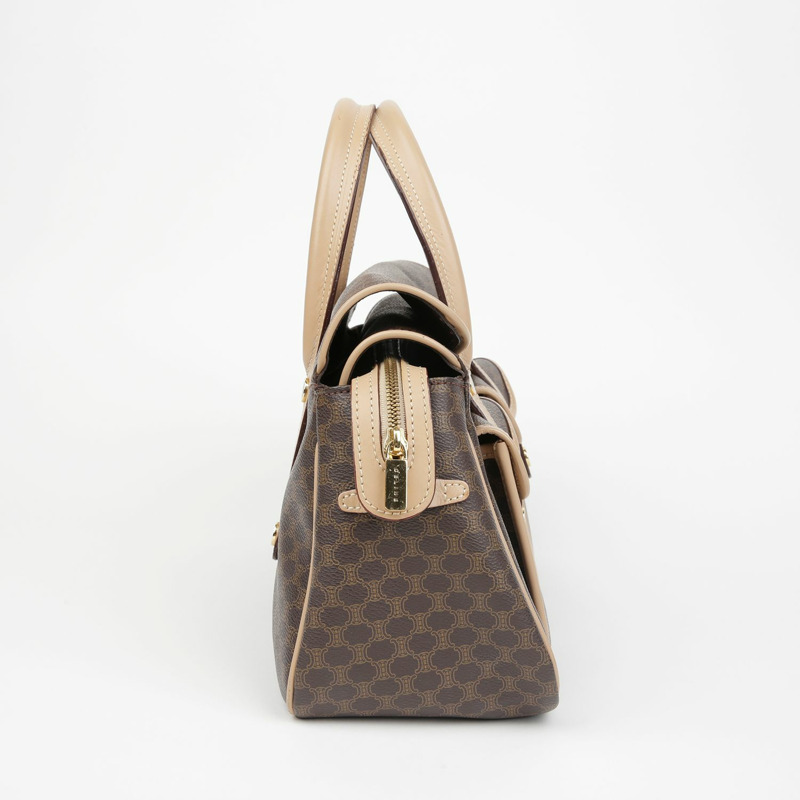 CELINE Macadam 雙口袋手提包-3