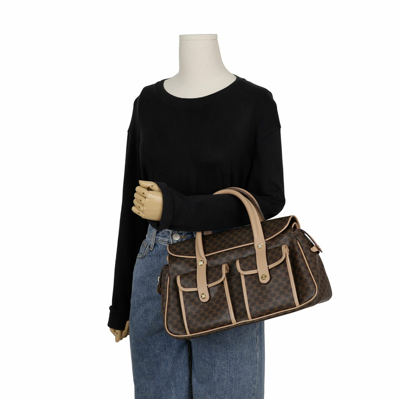 CELINE Macadam 雙口袋手提包-20