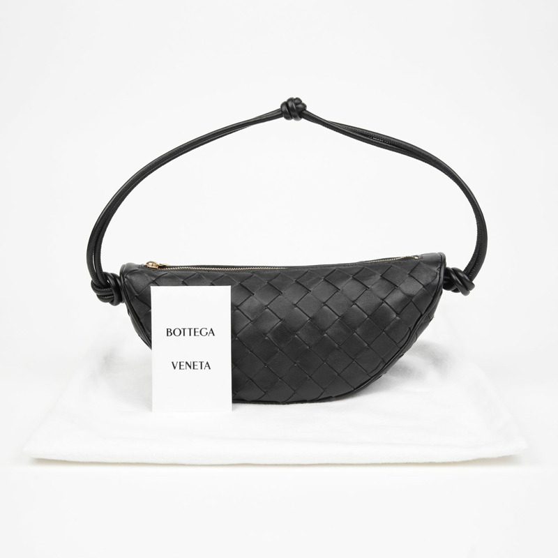BOTTEGA VENETA 半月形單肩包 729377-0