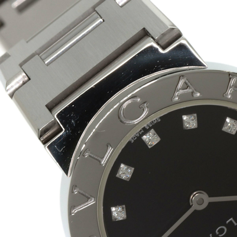 寶格麗 BB26SS/12 12P 鑲鑽腕錶 不鏽鋼/SS 女士-14