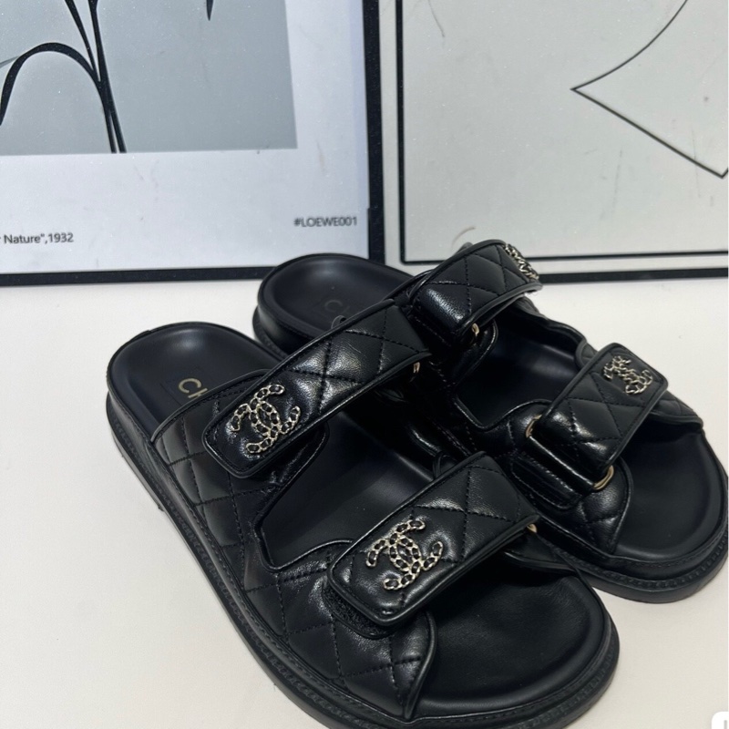 Chanel/香奈兒  香奈兒魔術貼涼鞋 尺碼36-1