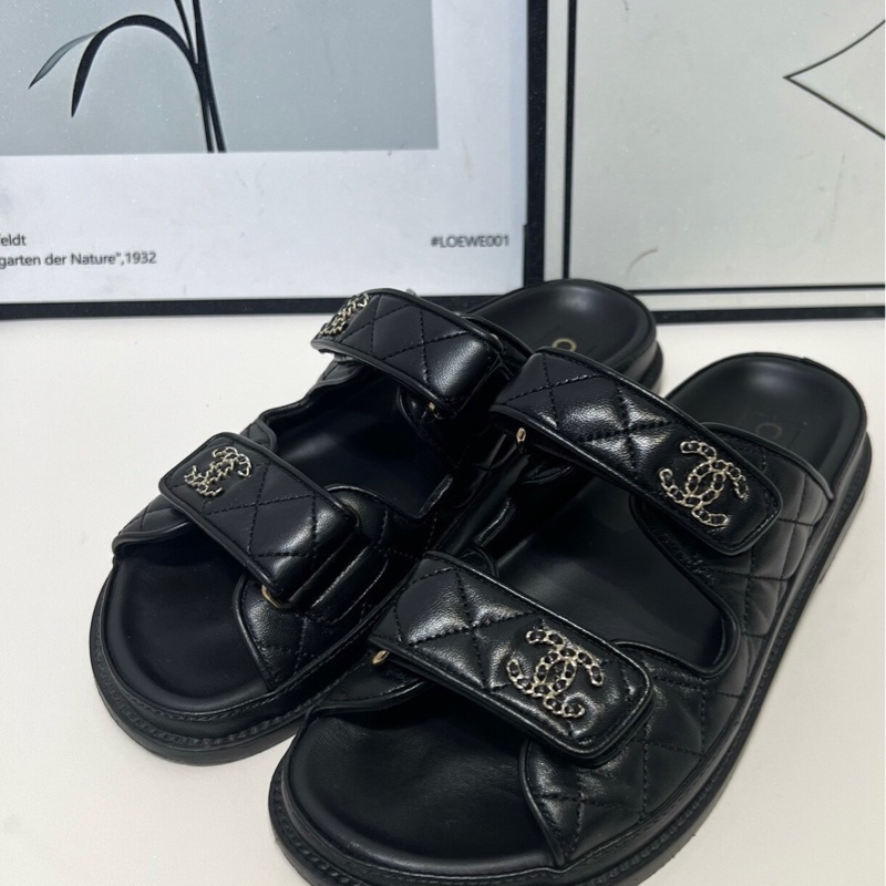Chanel/香奈兒  香奈兒魔術貼涼鞋 尺碼36-13